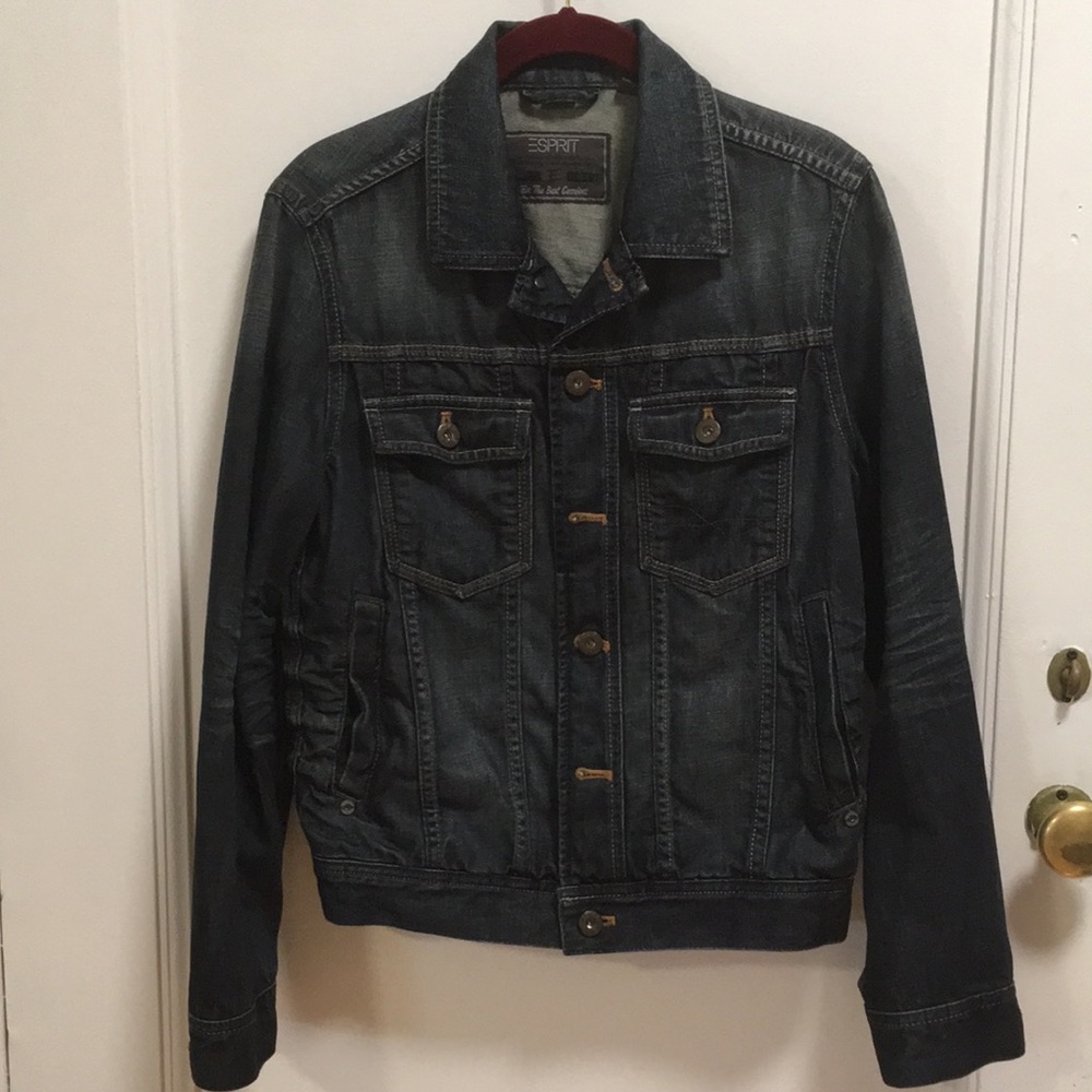 Esprit, a jeans jacket.